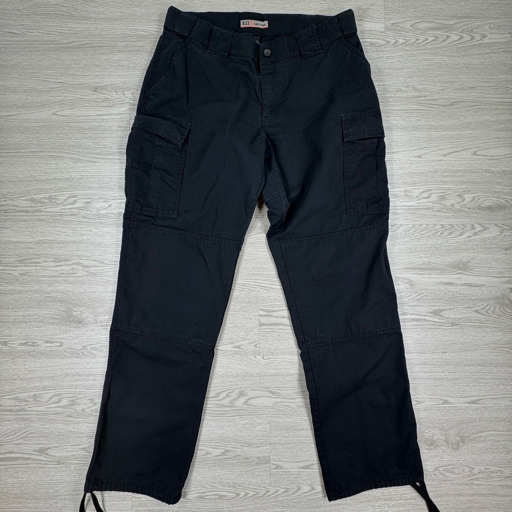 5.11 Tactical Women's Cargo Pants Tactical Series Black‎ 14 Long Multi-Pocket